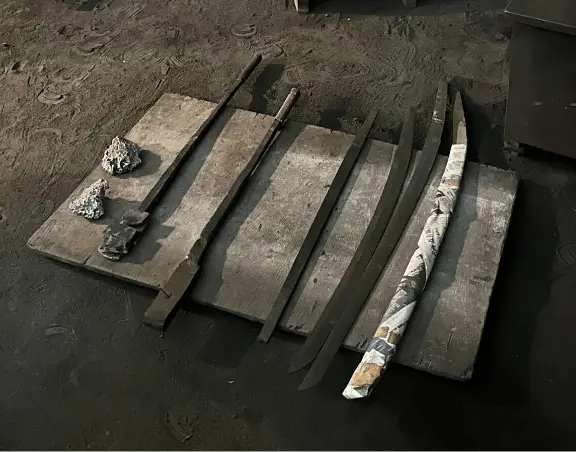 刀鍛冶見学と鍛錬体験